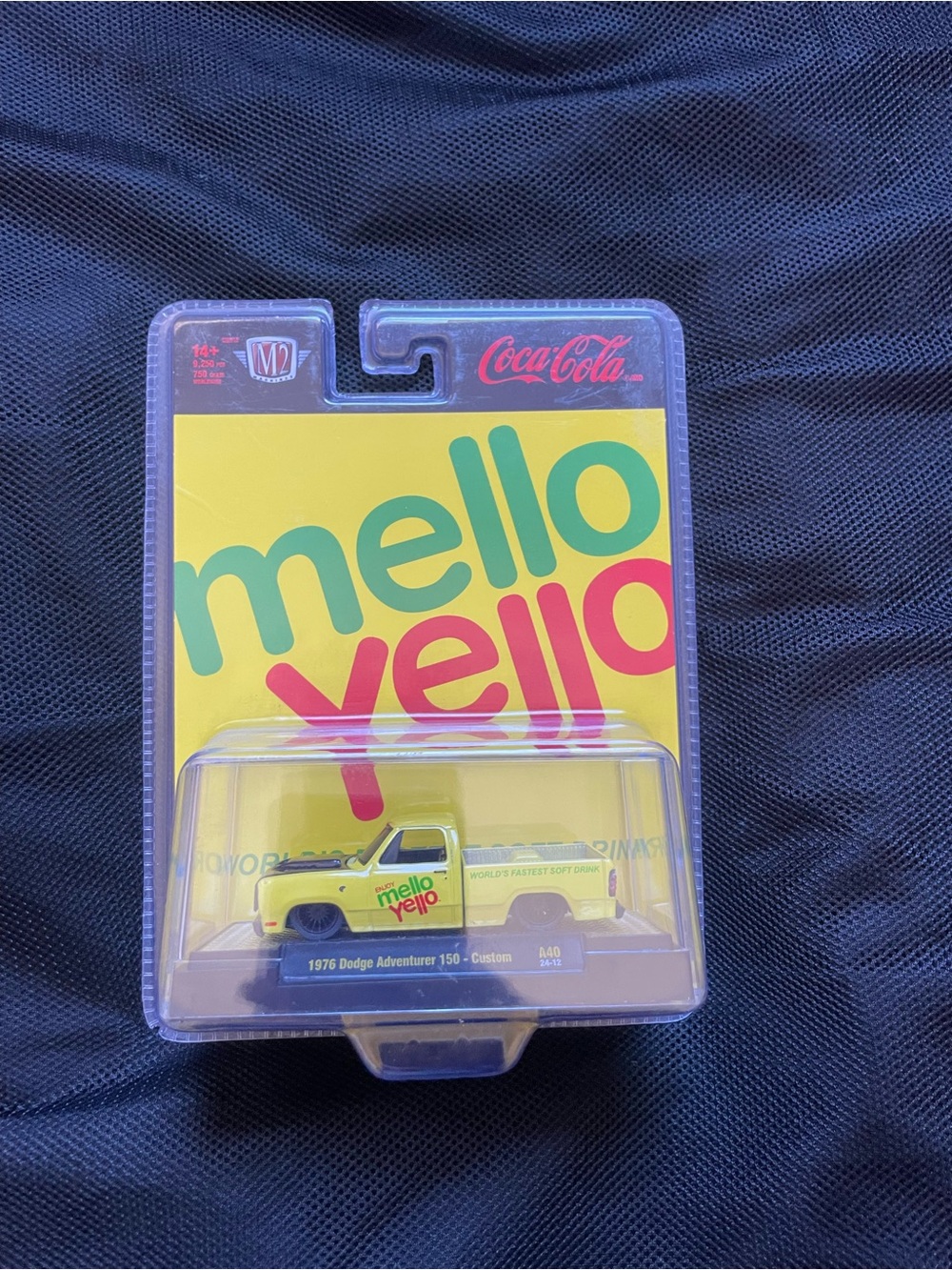 Coca Cola Mello Yello Yellow Branded Die-Cast Packaging